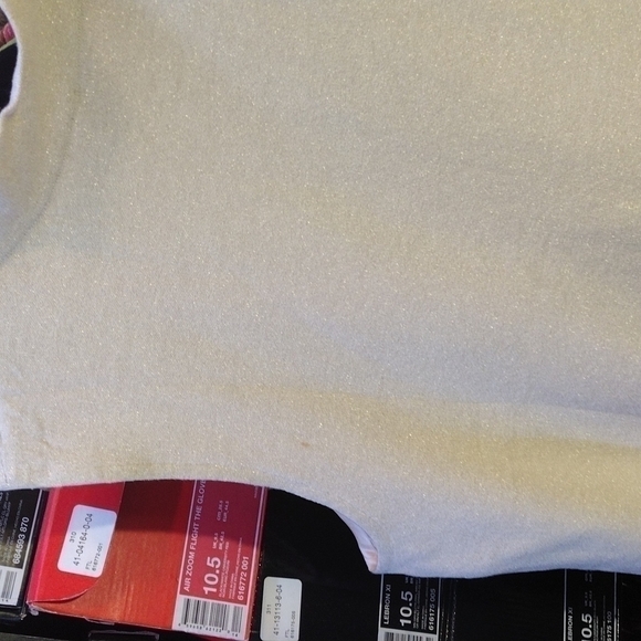 𝅺ST John women's tank top shirt size extra large light almond gold color NWT - Picture 9 of 10